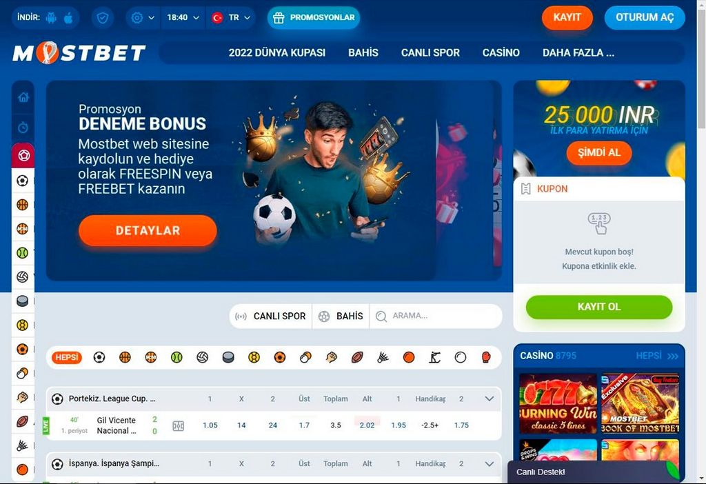 Mostbet Mükafatları və Promosyonları