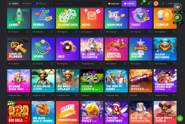 Exploring the Excitement of BC.Game Casino JP 4